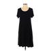 Old Navy Casual Dress - Shift: Black Solid Dresses - Women's Size Small