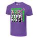 Men's Purple The Ultimate Warrior Retro T-Shirt