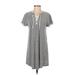 Fifteen Twenty Casual Dress - Mini: Gray Dresses - Women's Size X-Small