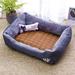 Tucker Murphy Pet™ Dog Bed Pet Kennel 5523A58396E34411B49C1B9AC912C825 Cotton in Gray | 6 H x 35.5 W x 27.5 D in | Wayfair