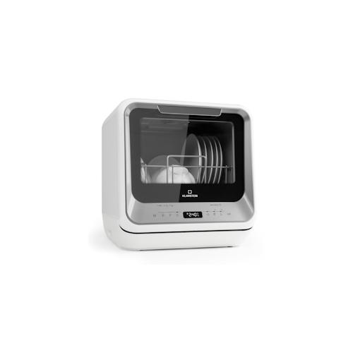Amazonia Mini Geschirrspülmaschine 6 Programme LED-Display Silber