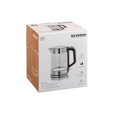 Severin WK 3420 Glas-Tee-/Wasserkocher, 1,7l Image