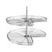 Rev-A-Shelf 32" Lazy Susan Kidney Shaped 2-Shelf Corner Cabinet Chrome 5472-32CR - 29.35