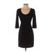 Banana Republic Factory Store Casual Dress - Sheath: Black Solid Dresses - Women's Size 0