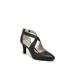 Women's Giovanni Iii Pumps And Slings by LifeStride in Black Fabric (Size 8 M)
