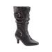 Wide Width Women's The Millicent Wide Calf Boot by Comfortview in Black (Size 9 1/2 W)