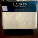 Ralph Lauren Bedding | New Ralph Lauren Antimicrobial Queen Sheet Set Sloan/Ivory White 100% Cotton | Color: Cream/White | Size: Queen