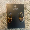 J. Crew Jewelry | Bnwt J Crew Tortoise Drop Earrings | Color: Brown/Tan | Size: Os