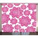 East Urban Home Batik w/ Eastern Design Mandala 2 Piece Floral Semi-Sheer Curtain Panel Set Polyester | 96 H x 54 W in | Wayfair
