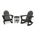 POLYWOOD Vineyard 3-piece Outdoor Adirondack Chair Set