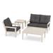 POLYWOOD Vineyard 4-Piece Deep Seating Set