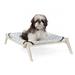 Black and White Geo Designer Pet Lounge Bed for Cats and Small Dogs, 28.78" L X 23" W X 6.5" H, 2.5 LBS, Black / White