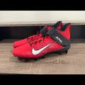 Nike Shoes | Nike Alpha Menace Pro 2 Mid Football Cleats Red Black Aq3209-601 Men's Size 14 | Color: Black/Red | Size: 14