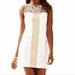 Lilly Pulitzer Dresses | Lilly Pulitzer White And Gold Tana Shift Dress | Color: Gold/White | Size: 2