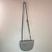 Anthropologie Bags | By Anthropologie Grey Flap Over Handle Circle Crossbody | Color: Gray/Silver | Size: Os