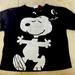 Zara Shirts & Tops | Girls Zara Shirt With Snoopy | Color: Black | Size: 12g