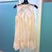 Free People Dresses | Free People Sz M Gorgeous Rare Bohemian Romantic Cream Lace Dress Festivals | Color: Cream | Size: M