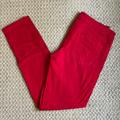 American Eagle Outfitters Jeans | American Eagle Red Jeggings | Size 4 | Color: Red | Size: 4