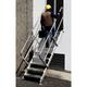 Escalier industriel 3 marches - Hauteur à franchir 0.75m - Inclinaison 60° - SCA7368/03