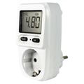 Misuratore di consumo energetico C-0620c 3680w massimo con display LCD e calcolo dei costi