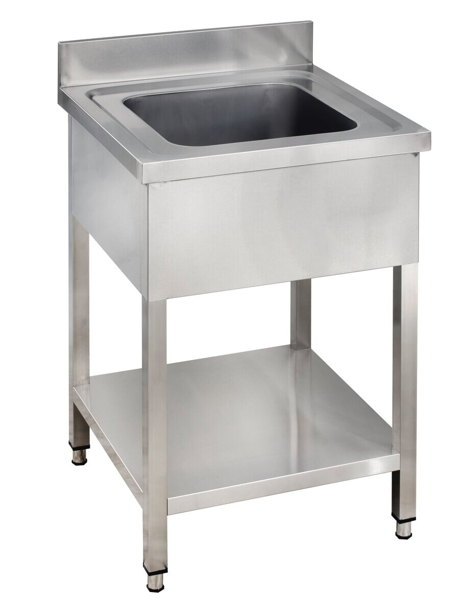 GastroHero Spültisch Basic 6×7 mit 1 Becken