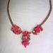J. Crew Jewelry | J Crew Hot Pink/Gold Statement Necklace | Color: Gold/Pink | Size: Os