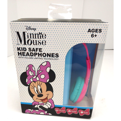 Disney Headphones | Kid Safe Disney Minnie Mouse Headphones | Color: Blue/Pink | Size: Os