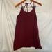 Brandy Melville Tops | Brandy Melville Burgundy Long Cami Tank One Size | Color: Purple | Size: One Size