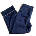 J. Crew Pants & Jumpsuits | J. Crew Navy Blue Drapey Full-Length Wide-Leg Pant | Color: Blue | Size: 8