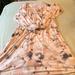 Lularoe Dresses | Lularoe Pink Floral Dress | Color: Gray/Pink | Size: L