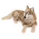 Uni-Toys - Wolf, liegend - 100 cm (Länge) - Plüsch-Wolf, Lupus - Plüschtier, Kuscheltier