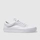 Vans old skool trainers in white