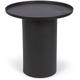 Table d'appoint ronde Fleksa en métal noir ø 45cm - Noir - Kave Home