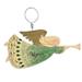 Sunset Vista Designs 414592 - 10.25" Rejoice Green Angel Christmas Tree Ornament