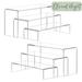 Eternal Night 2 Sets Large Acrylic Risers, Clear Rectangular Showcase Collectibles Display Shelf | 4 H x 12 W x 4 D in | Wayfair