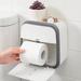 Umber Rea Toilet Tissue Box Perforation-Free Waterproof Toilet Paper Extraction Roll Toilet Paper Box Tissue Holder Wall Mounted Toilet Paper Holder8.075.4 Plastic | Wayfair