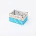 Rosalind Wheeler Rattan Desktop Storage Box in Blue | 4.33 H x 8.66 W x 6.29 D in | Wayfair CCB4DC8FE15542C2B026F4B1EA5EBF41