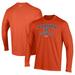 Men's Under Armour Orange Auburn Tigers Softball Performance Long Sleeve T-Shirt