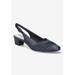 Extra Wide Width Women's Bates Pump by Easy Street in Navy (Size 11 WW)