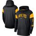 Men's Nike Black Iowa Hawkeyes Jersey Performance Pullover Hoodie