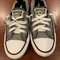 Converse Shoes | Converse Womens Black White Ctas Low 567221f Lace Up Sneaker Shoes Size Us 6 | Color: Gray/White | Size: 6