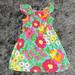 Lilly Pulitzer Dresses | Lilly Pulitzer Blue Green Multi-Color Floral Ants Parade Girl's Dress | Color: Green/Red | Size: Sg