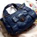 Michael Kors Bags | Michael Kors Pebble Leather Satchel | Color: Blue | Size: Os