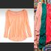 American Eagle Outfitters Tops | Aeo | Dolman Tops Bundle Of 3 | Color: Green/Orange | Size: S