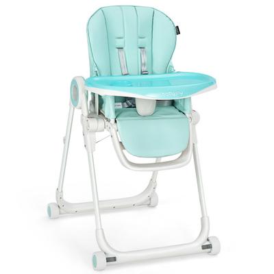 Costway Baby High Chair Foldable Feeding Chair wit...
