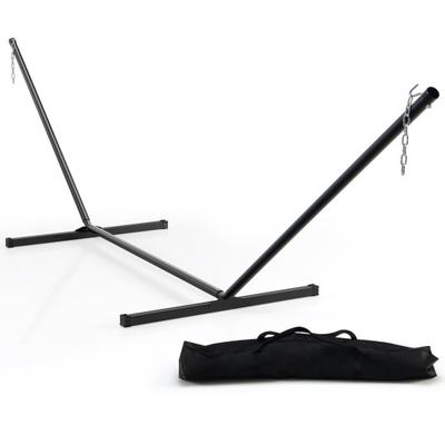 Costway 2-Person Heavy-Duty Hammock Stand with Sto...