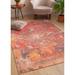 Vera Collection Red Power Loomed Indoor Area Rug