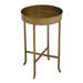 Evan Side Table - Antique Brass - Ballard Designs - Ballard Designs