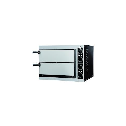 Chefgastro Pizzaofen doppelt 2×1 BxTxH 568x500x430mm