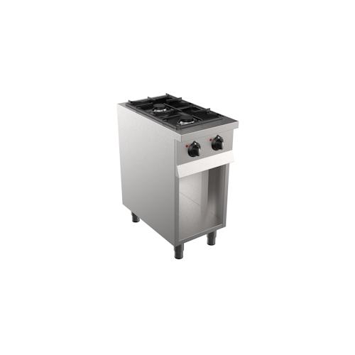 Chefgastro Base 700 Gasherd 2 Brenner BxTxH 400x700x900mm